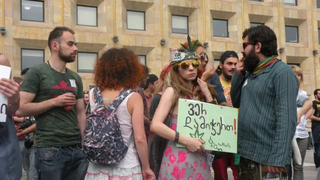 протесты в Тбилиси