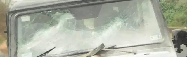 Ọkọ ayọkẹlẹ ti o ni ikọlu ninu ijamba yi