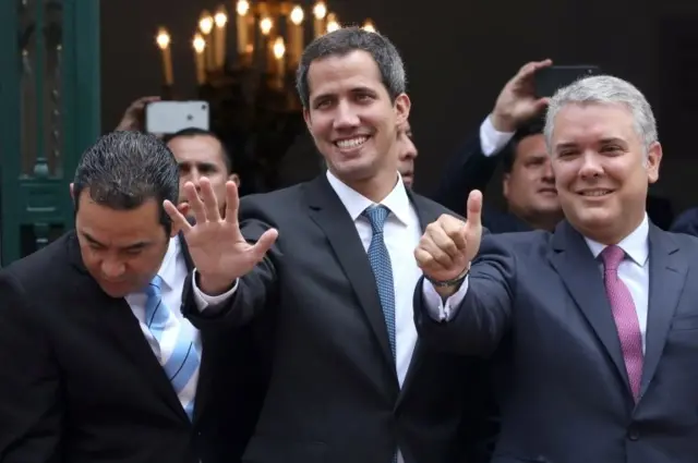 Guaidó y Duque.