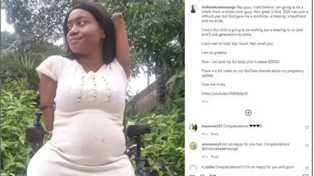 O kede ninu oṣu Keji pe oun ti loyun akọbi ọmọ oun