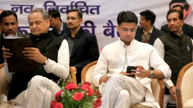 राजस्थान, कांग्रेस, सचिन पायलट, अशोक गहलोत