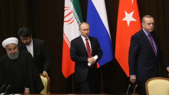 اردوغان، پوتین و روحانی