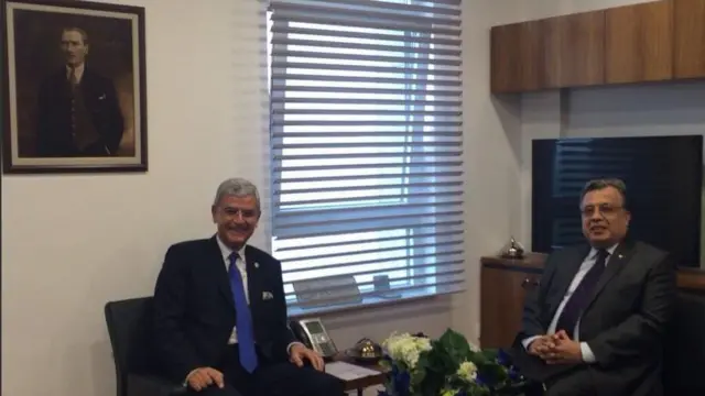 Volkan Bozkır ve Andrey Karlov