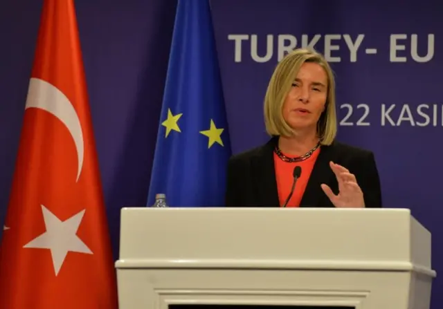 AB Dışişleri Yüksek Temsilcisi Federica Mogherini