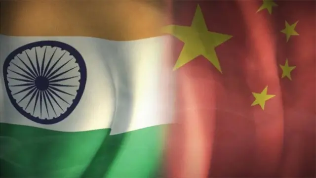 भारत-चीन झंडा