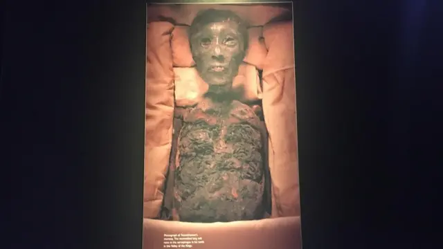 صورة لمومياء الملك