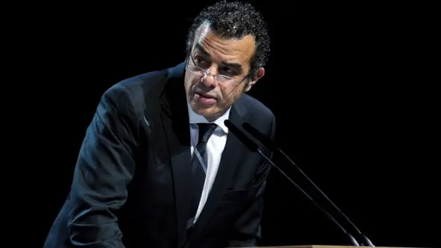 L'égyptien Khaled Mortagy, lors d'un congrès de la FIFA en Suisse en 2011 à Zurich.