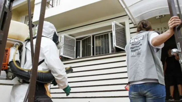 Campanha de prevenção à dengue, em foto de arquivo
