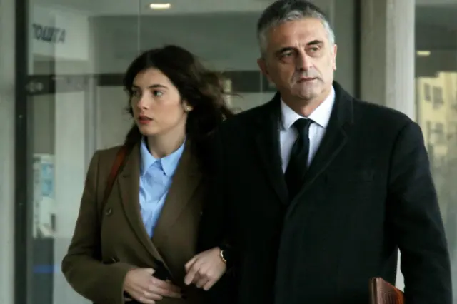 Iva Ilinčić, glumica, saslušanje