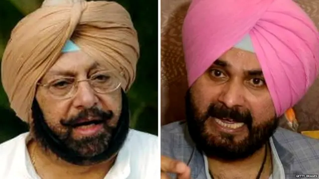 ਨਵਜੋਤ ਸਿੱਧੂ, ਕੈਪਟਨ ਅਮਰਿੰਦਰ ਸਿੰਘ