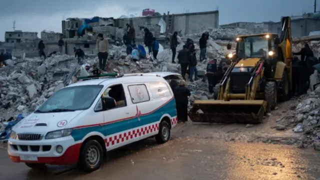 Машина скорой помощи в Сирии