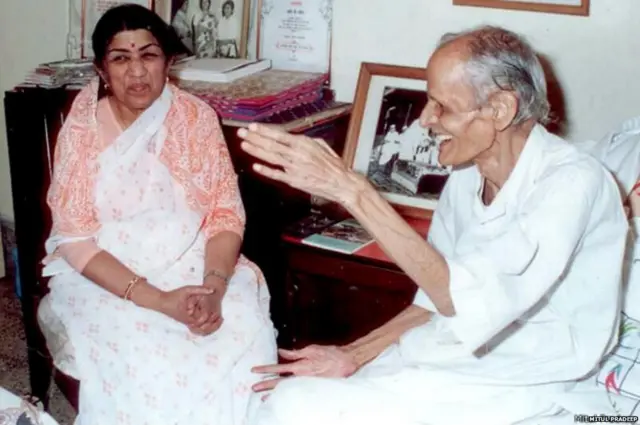 कवि प्रदीप और लता मंगेशकर