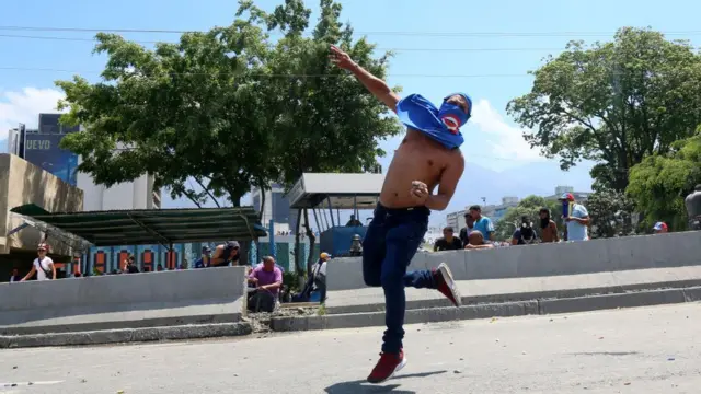 протесты в Венесуэле