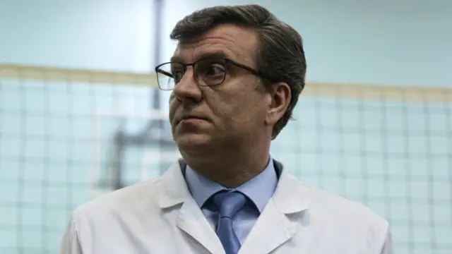 Омск. Главный врач Городской клинической больницы скорой медицинской помощи №1 Александр Мураховский