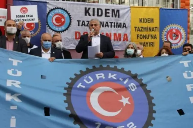 Türk-İş'in düzenlediği bir gösteri