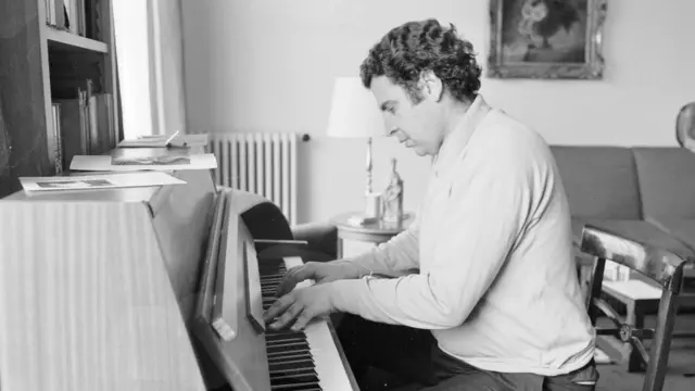 El compositor griego en 1968.