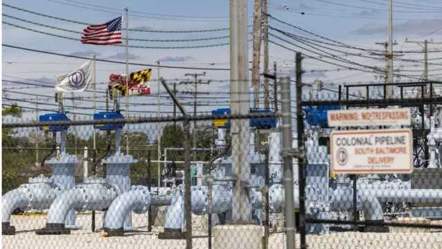 Instalaciones del oleoducto Colonial.