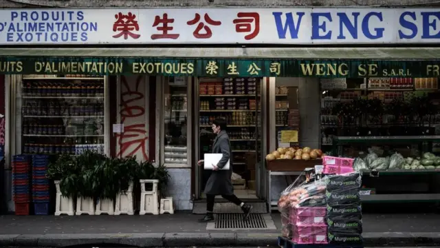 Chinese shop in Paris