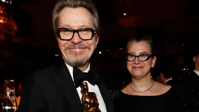 El británico Gary Oldman ganó el Oscar por su papel como Winston Churchill en "Darkest Hour".
