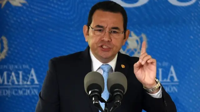 Presidente de Guatemala, Jimmy Morales.