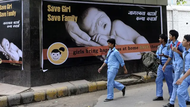 કન્યા ભ્રૂણ હત્યા રોકવા માટે પોસ્ટર