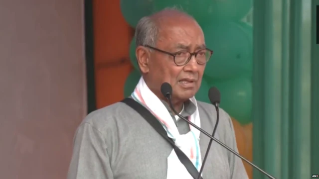 भारत जोड़ो यात्रा के दौरान जम्मू-कश्मीर में भाषण देते हुए कांग्रेस नेता दिग्विजय सिंह