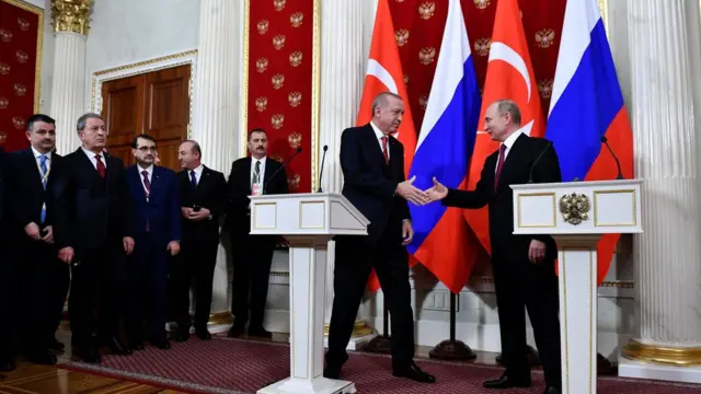 أردوغان و بوتين في موسكو