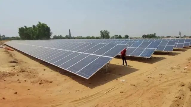 سولر پلانٹ کا افتتاح