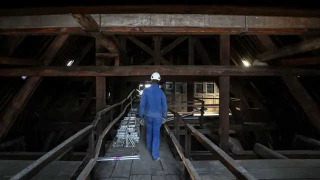 La madera de las vigas de "el bosque" puede tener más de 1.000 años de antigüedad.