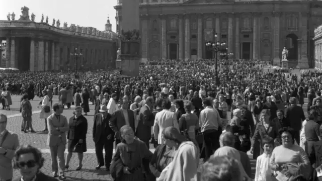Beatificación de Kolbe en el Vaticano.