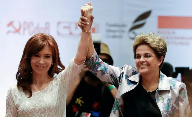 Dilma Rousseff e Cristina Kirchner