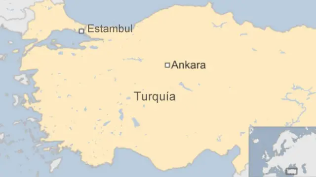 Mapa de Turquía