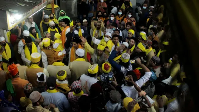 درگاہ حضرت نظام الدین کا ایک منظر