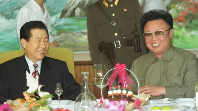 金正日与金大中