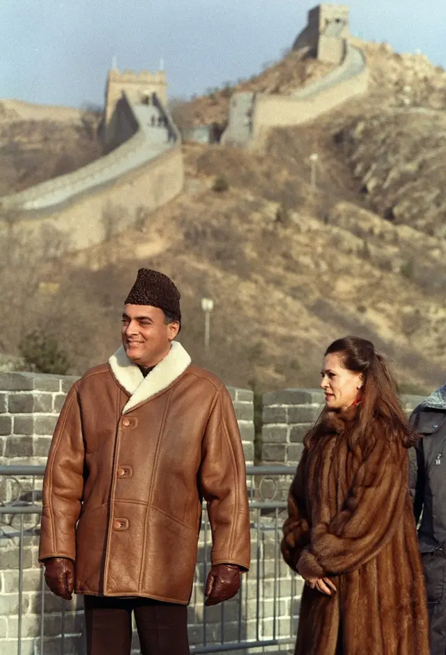 રાજીવ ગાંધી અને સોનિયા ગાંધી