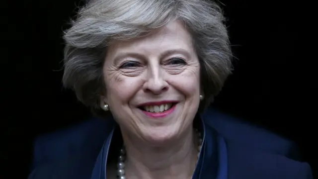 බ්රිතාන්ය නව අගමැතිනිය තෙරේසා මේ.