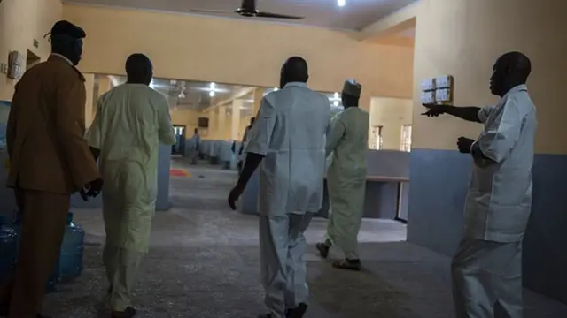 Doctors and nurse dem inside one Federal Neuro Psychiatric Hospital inside Nigeria