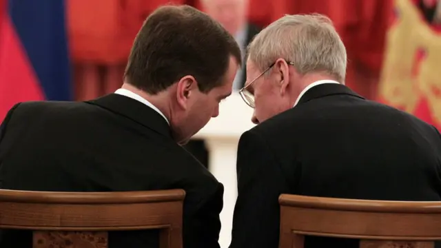 Валерий Зорькин и Дмитрий Медведев