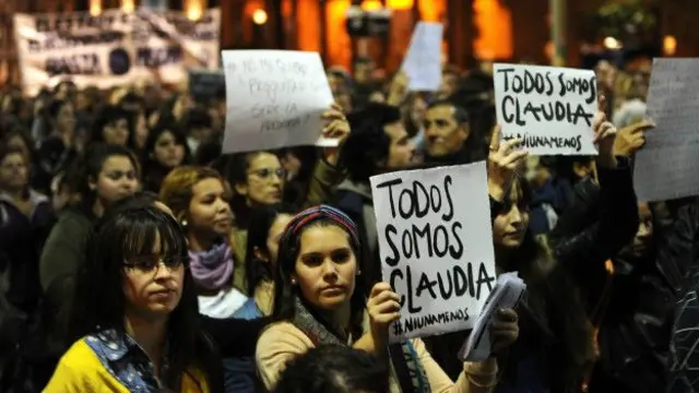 Marcha de Ni Una Menos en 2015