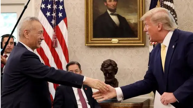 刘鹤与特朗普去年11月会面