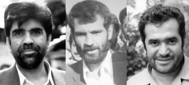 از راست: سید علی اکبر پرورش، حسن غفوری‌فرد و رضا زواره‌ای