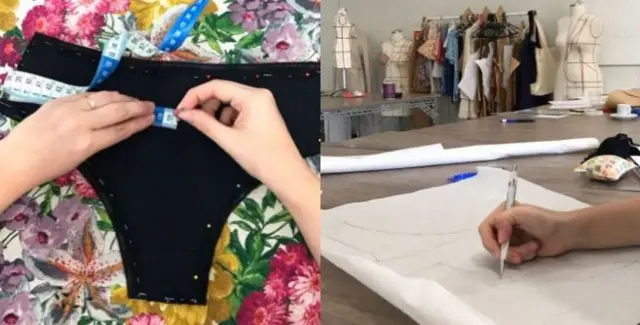 Etapas de producción de las braguitas en la empresa Herself.