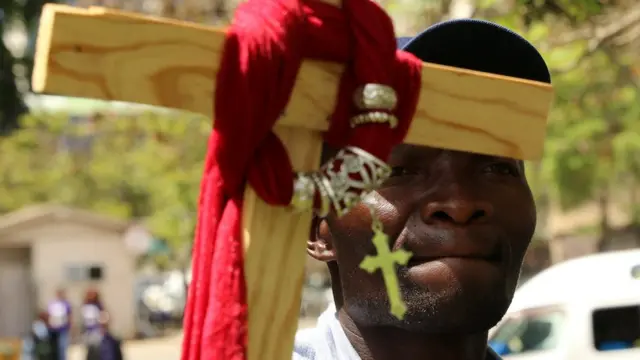 Un detractor de Mugabe.