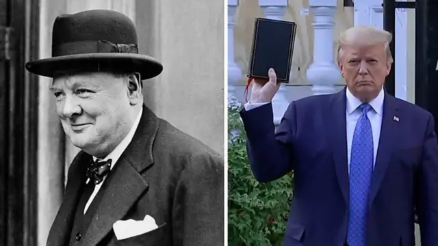 White House inamlinganisha Trump na Churchill katika Vita Kuu ya pili ya dunia