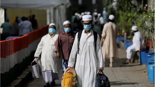 দিল্লির নিজামুদ্দিন-এ তাবলীগ জামাতের সদর দফতর কোয়ারেন্টিন করা হয়েছে, ৩১-০৩-২০২০।