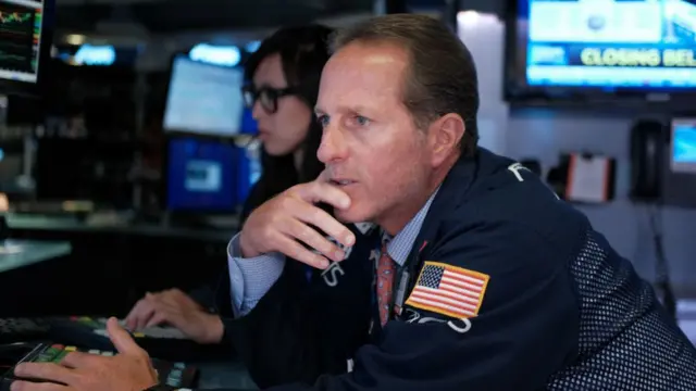 Operados de bolsa en Wall Street