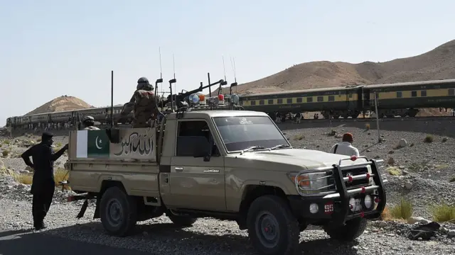 কোয়েটার কাছে একটি ট্রেনে অন্তর্ঘাতমূলক তৎপরতা ২০১৬ সালে