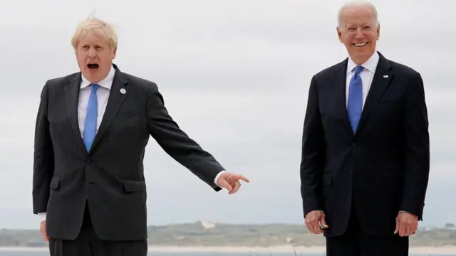 بايدن وجونسون