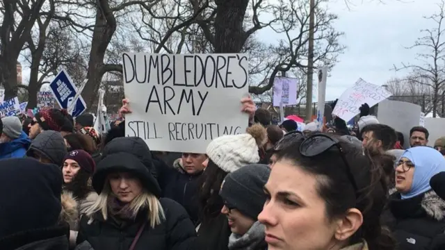 Protesto nos EUA