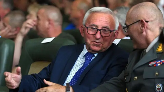 Владимир Лазаревић на скупу ветерана у Београду